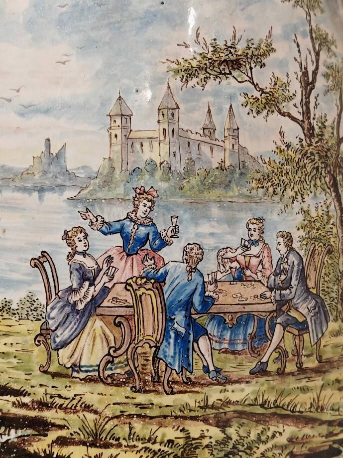 Important Meissen Charolles vase, 18th-19th century, glazed porcelain, 40cm