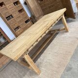 Large farmhouse table with 10 drawers