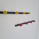 Duo of 4 and 5 ball coat racks
