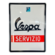 Vespa metal plate