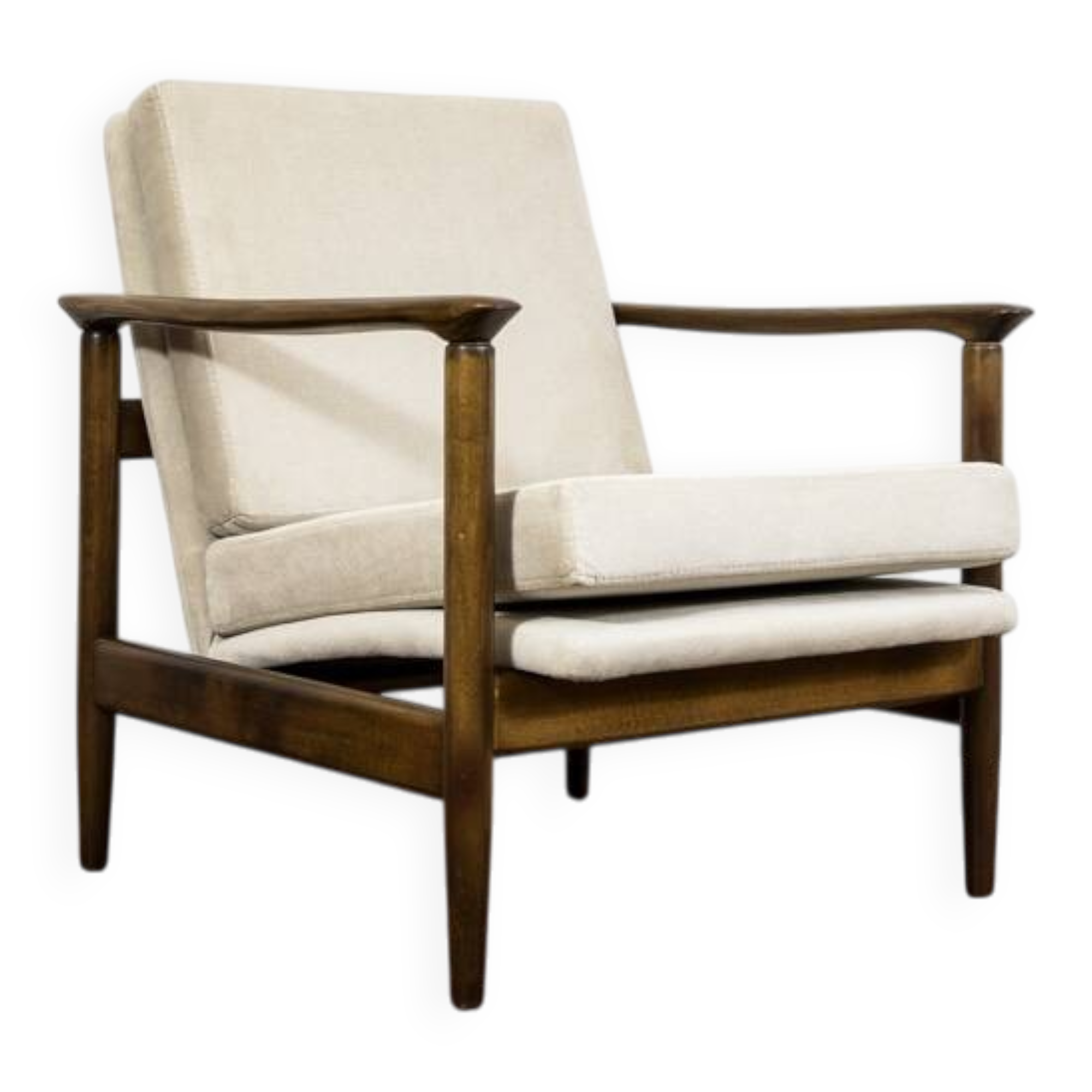 Mid-century Modern armchair GFM-142 by Edmund Homa, GFM, Poland, 1960s
