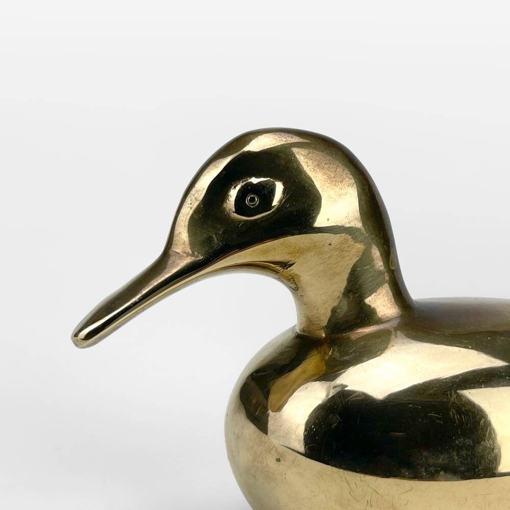Designer brass dove from the 70s