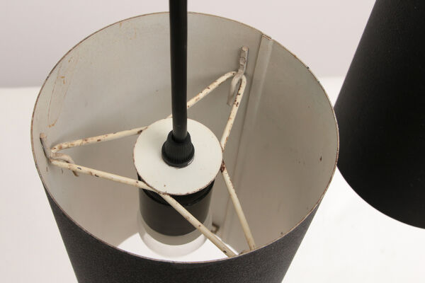 Set de 4 lampes suspendues Philips, modèle nt 48 design par argenta, 1960