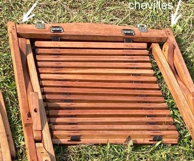 Chaises longues Bain de soleil Scandinave Vintage made in Danemark