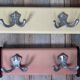 Duo of vintage coat racks from the 50s