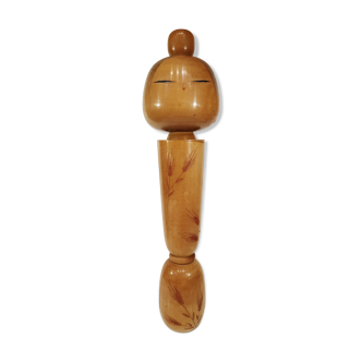 Kokeshi "The Spirit of Wheat" by Kishi Sadao circa 1970