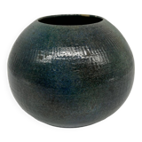 vase boule bleu vert