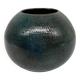 blue green ball vase