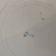 4 Clairefontaine ironstone flat plates, Cyclamens model