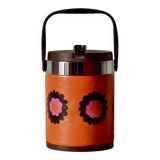 Vintage Brabantia ice bucket - Patrice floral decor - Netherlands