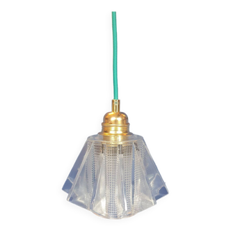 Suspension baladeuse ufo space age années 70 vintage France - électrifiée à neuf