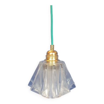 Vintage 70s UFO space age hanging lamp from France - newly electrified