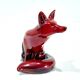 Royal Doulton Flambe - red fox