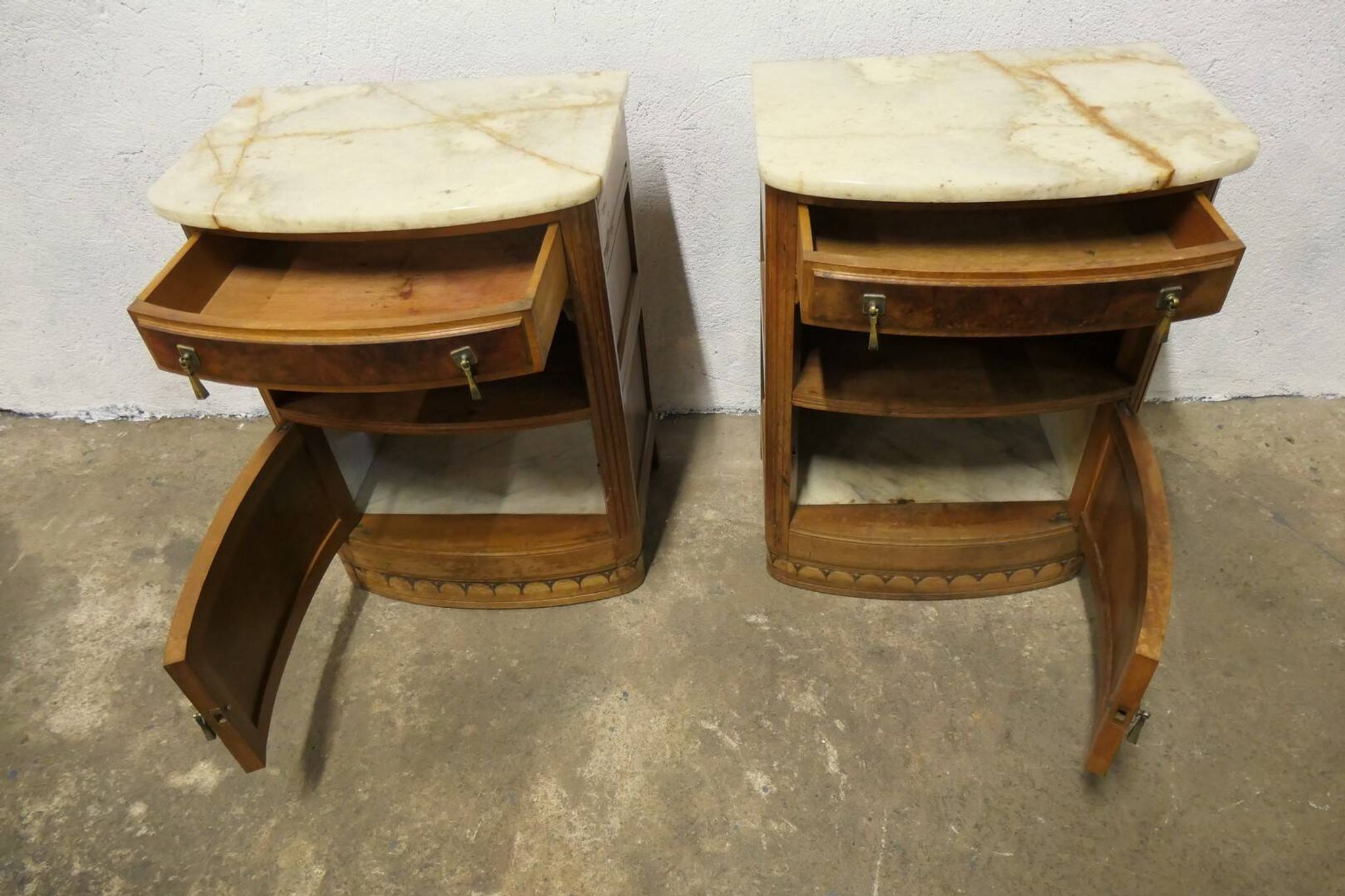 Art Deco bedside tables