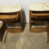 Pair of Art Deco bedside tables