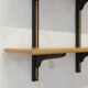 Oak wall shelf