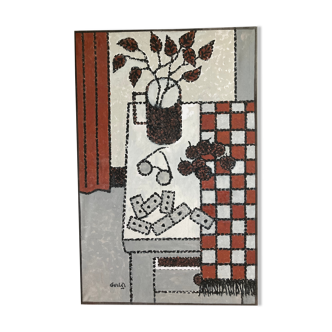 Still Life with Dominoes