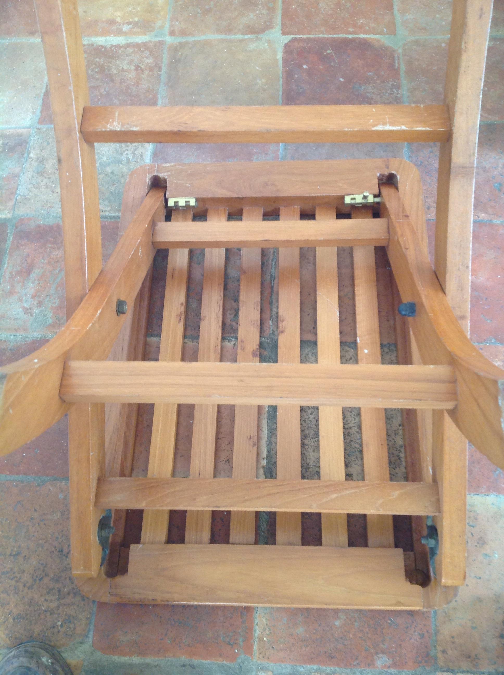 Scandinavian teak stool