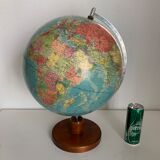Vintage globe 1973 terrestrial Räth ex-GDR - 48 cm