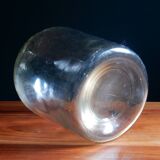 Demijohn in clear colorless glass