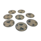 Set of 8 old plates