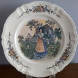 Pie dish faience from sarreguemines obernai