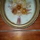Oval frame domed dried flowers occasion