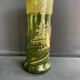 Vase “Nancy with enameled rooster” antique green FT Legras