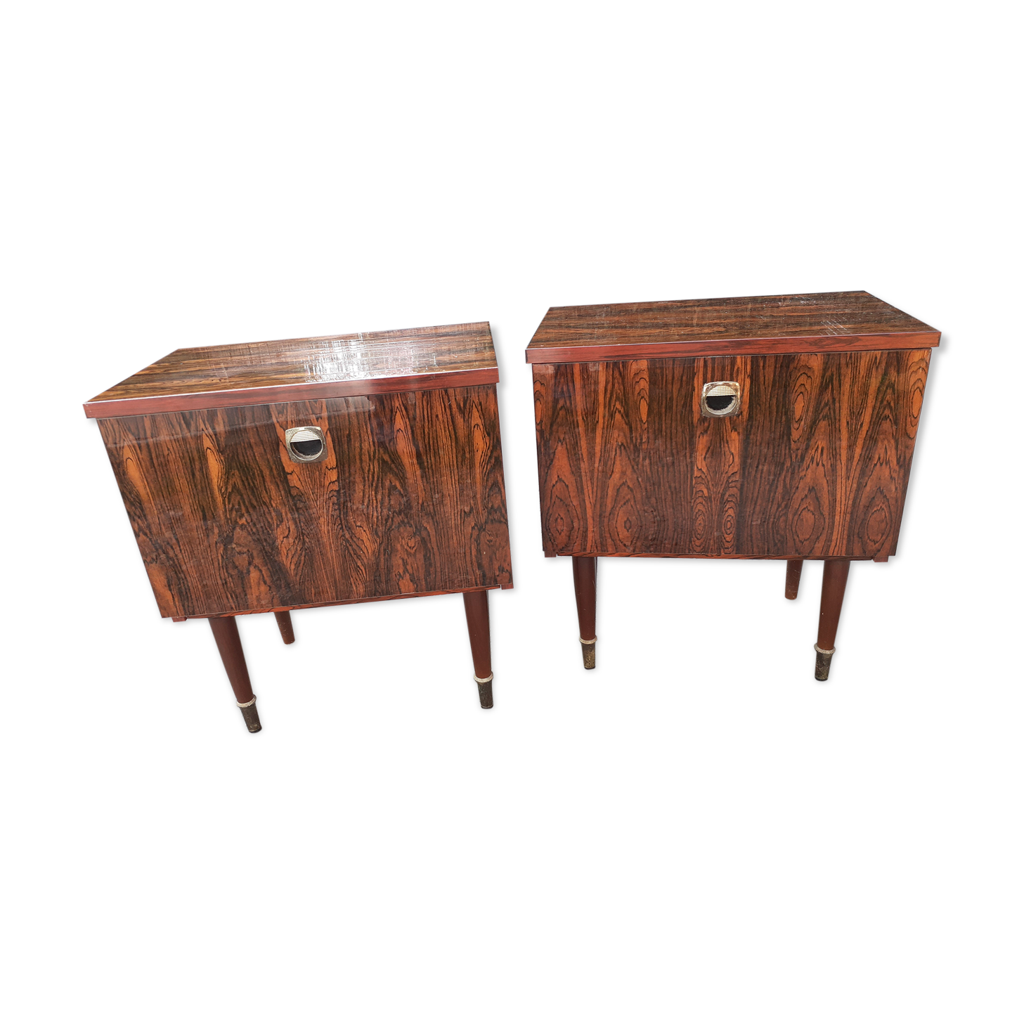 Pair of vintage bedside tables