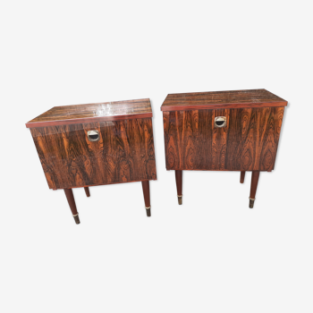 Pair of vintage bedside tables