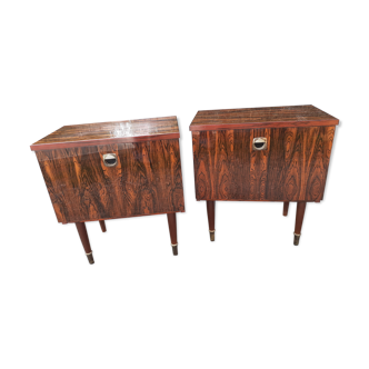 Pair of vintage bedside tables