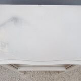 Pair of white vintage bedside tables