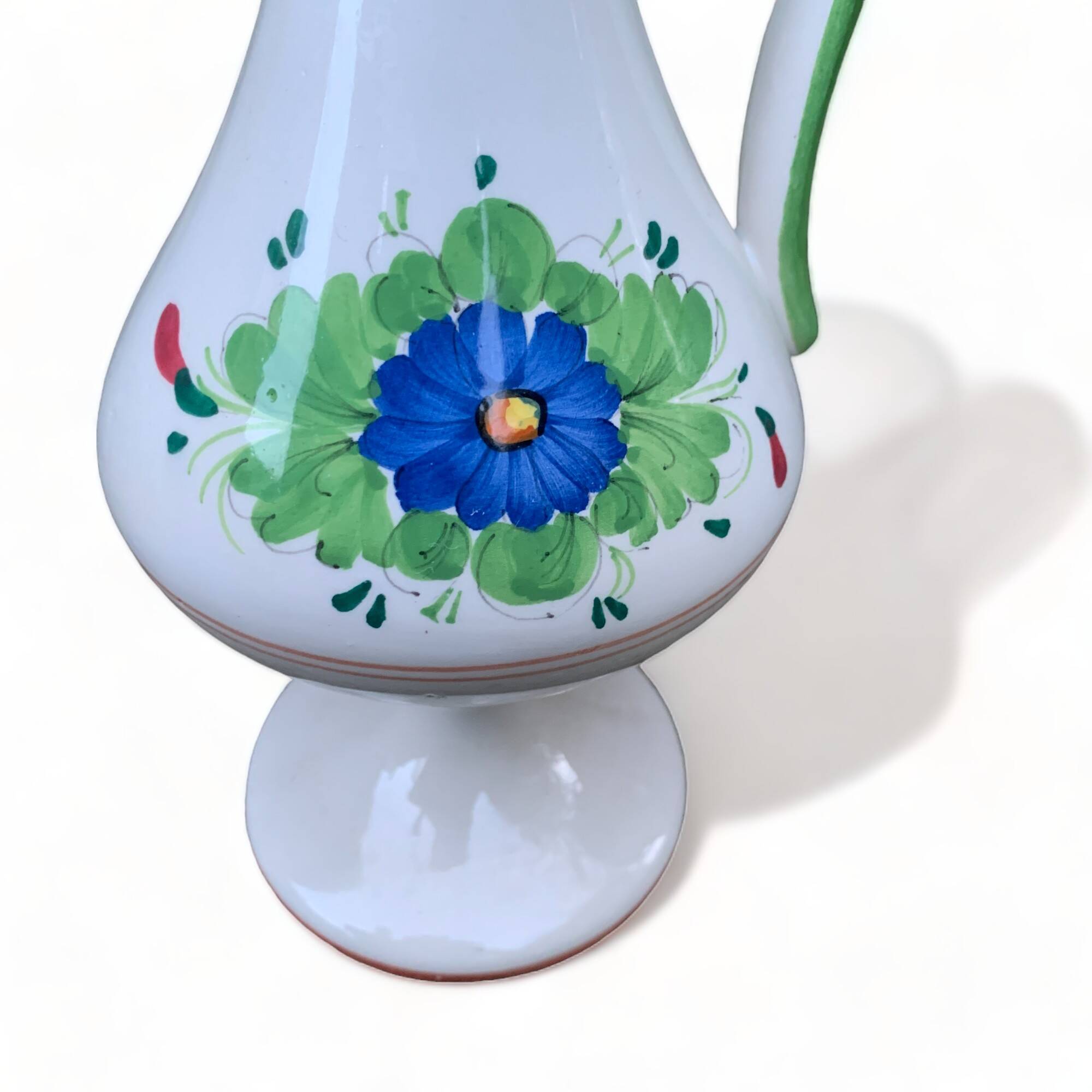 Garnier pitcher 33cm numbered ewer jug in old vintage earthenware