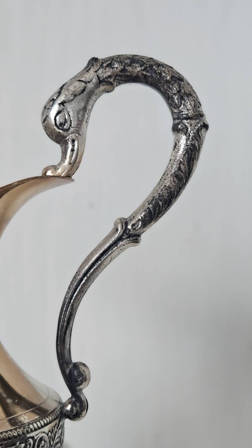 Vintage silver-plated Italian carafe