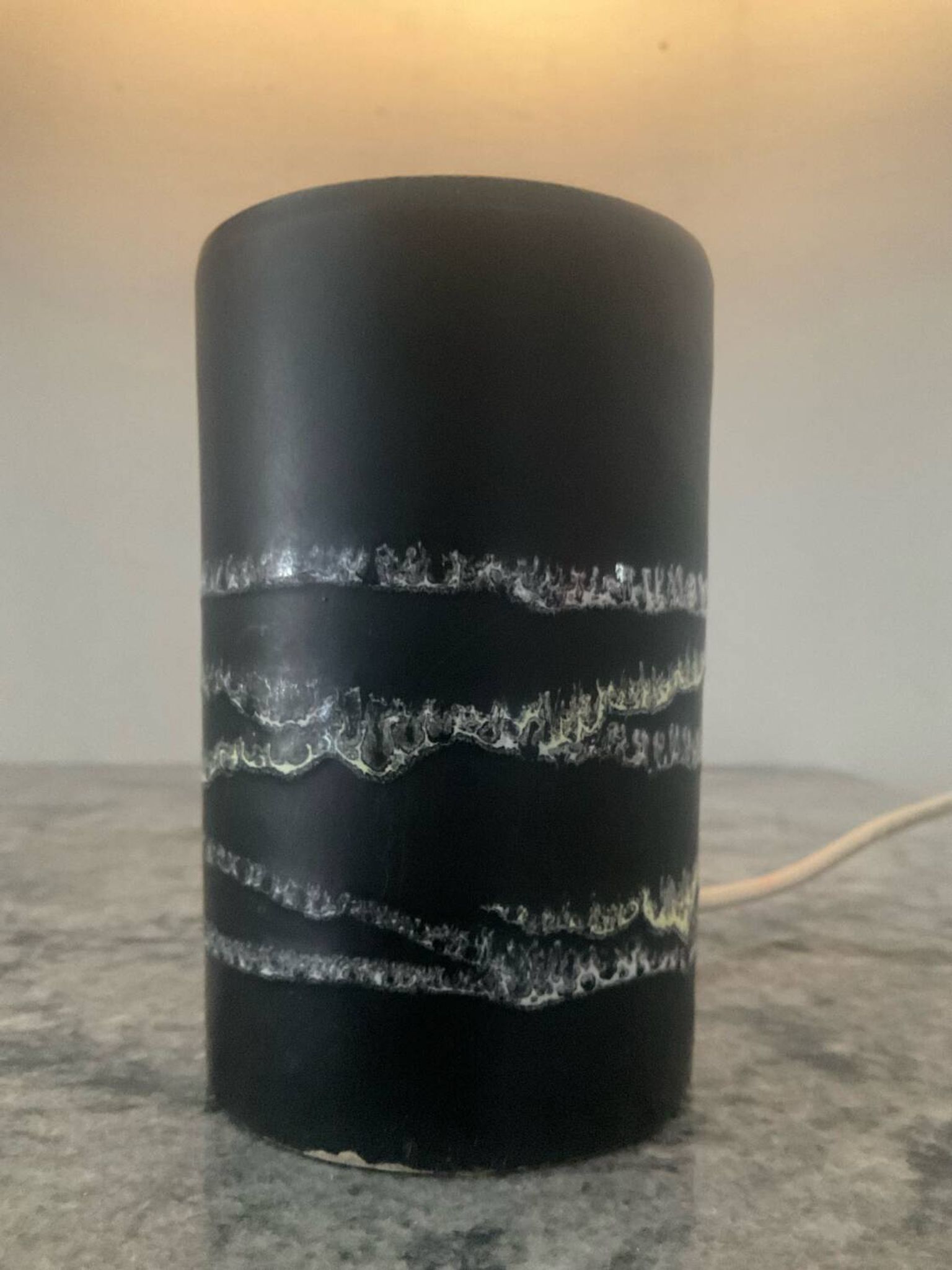 Petite lampe vintage en céramique