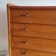 Vintage commode with tapered legs