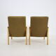 1960s Pair of Beech Armchairs, Czechoslovakia
