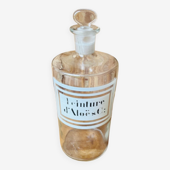 Old apothecary bottle 'Tincture of Aloe C'