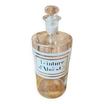 Old apothecary bottle 'Tincture of Aloe C'