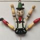 Articulated wooden puppet