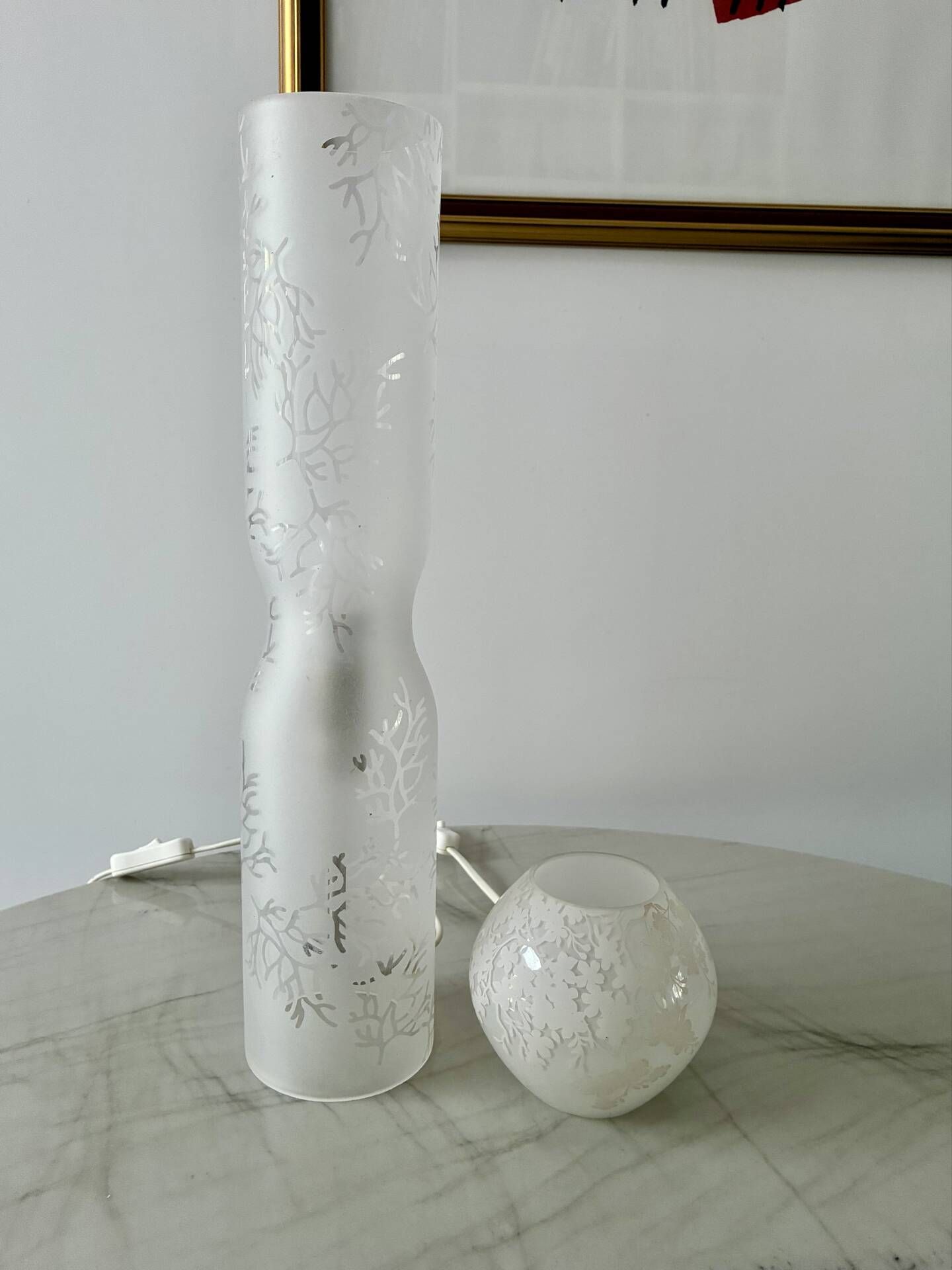 Paire lampes IKEA Knubbig  1990 par Michiko Nakata