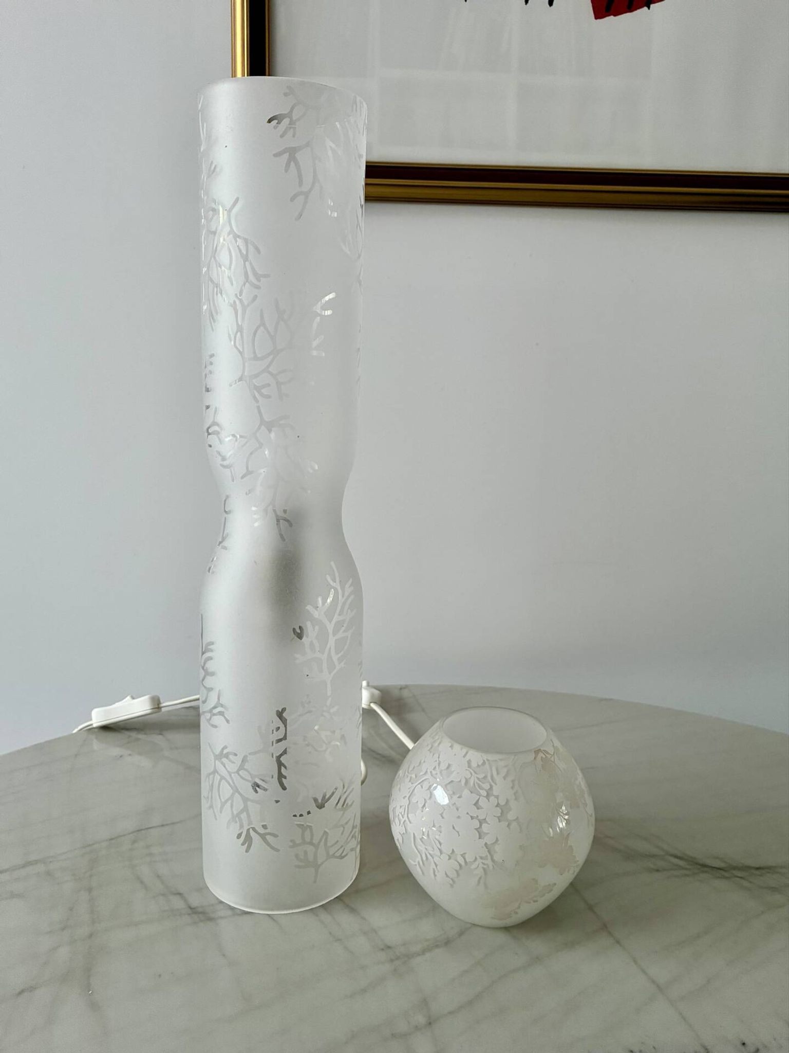 Paire lampes IKEA Knubbig  1990 par Michiko Nakata