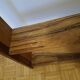 Old shelf in solid wood and exotic wood