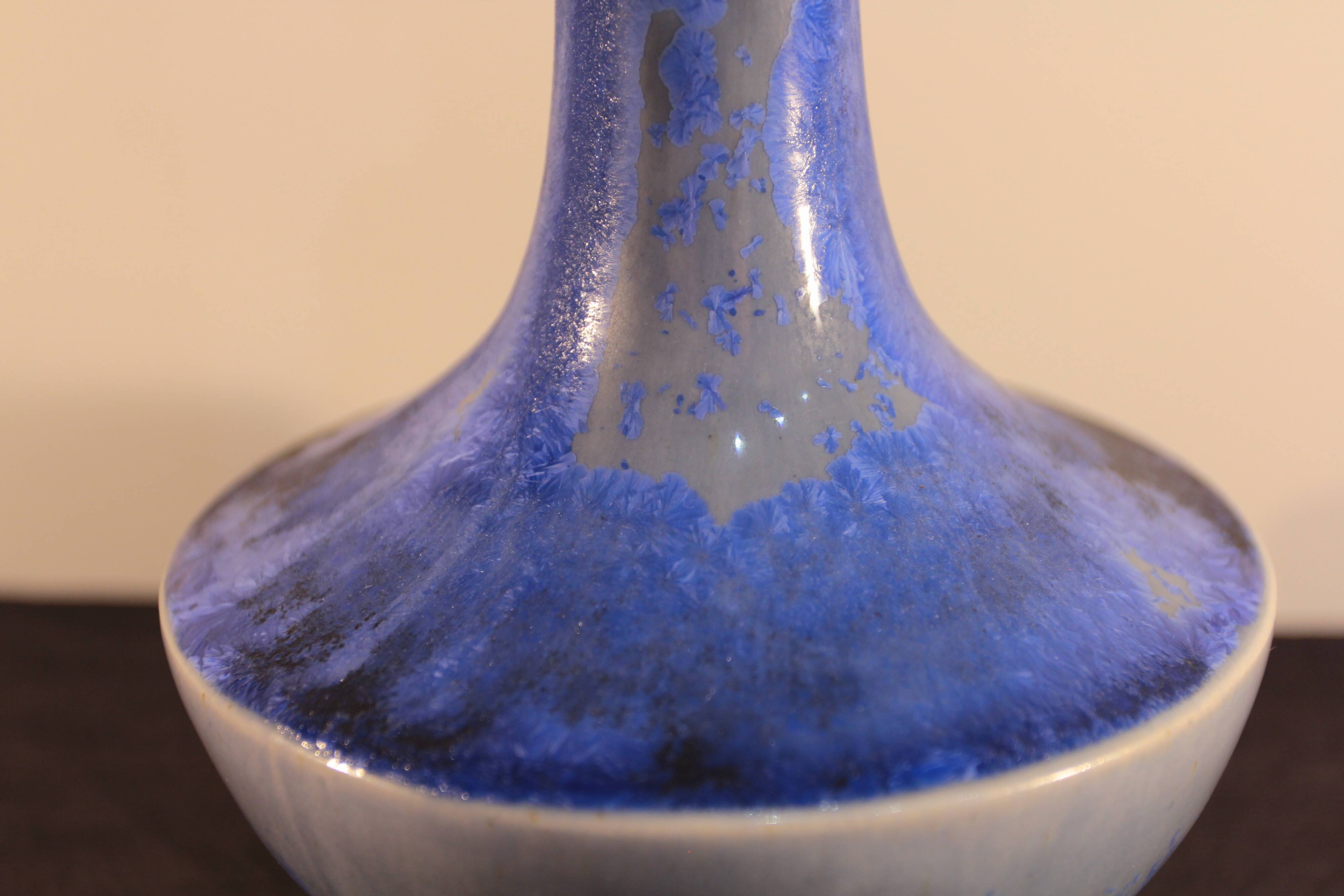 Soliflore in sandstone with crystalline enamels c. 1930-1940