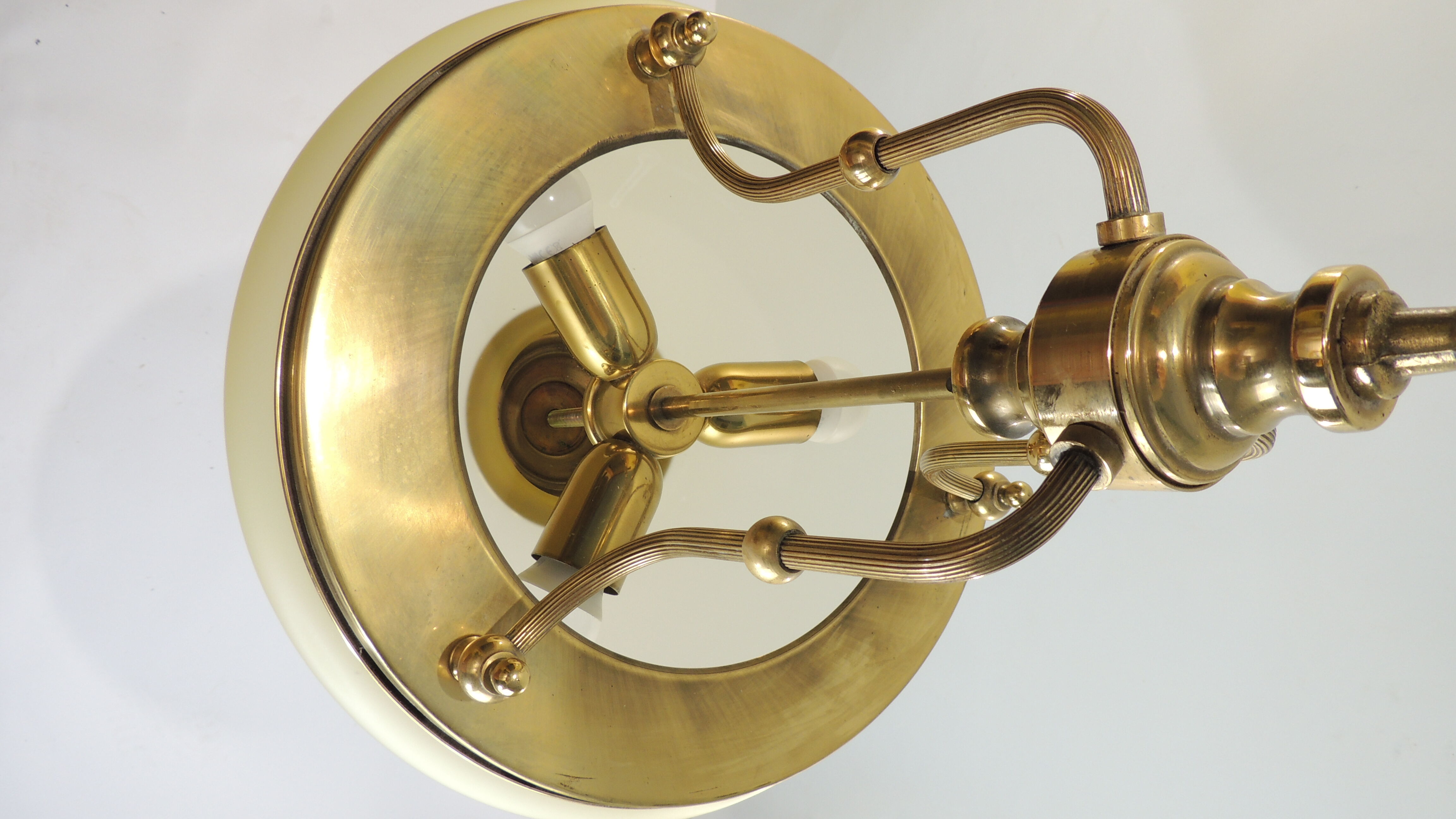 Glass and brass / vintage suspension