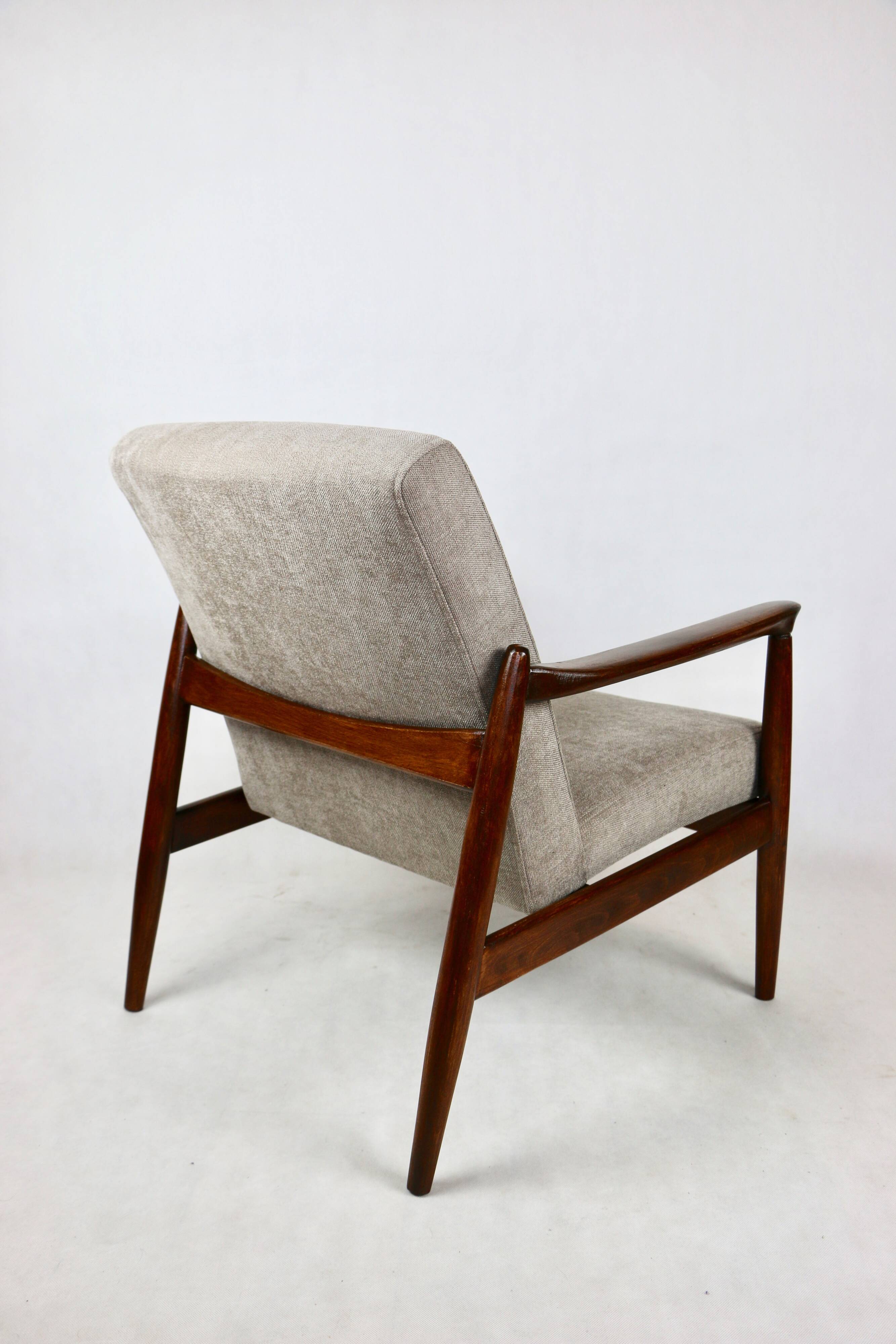 Beige GFM-64 Armchair attributed to Edmund Homa, 1970s