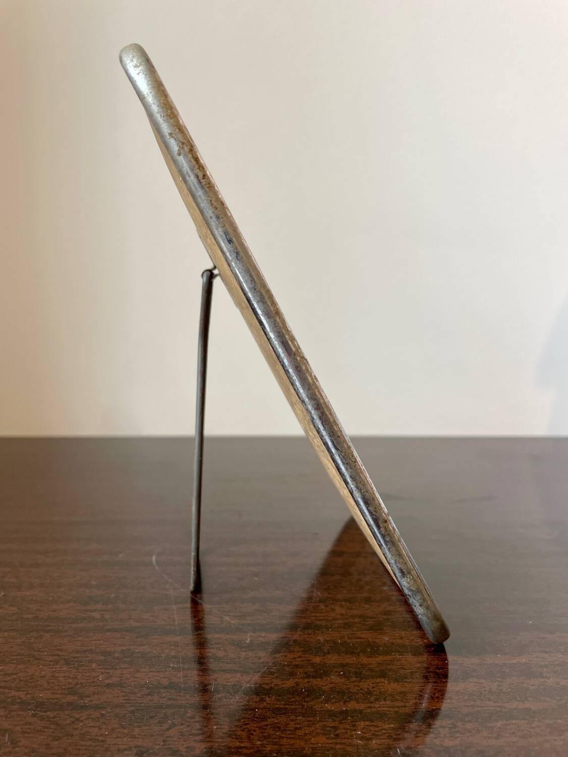 Old barber mirror