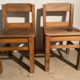 Pair of children's chairs from the 1950s