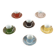 Set of 6 Art Deco coffee cups Lanternier Limoges