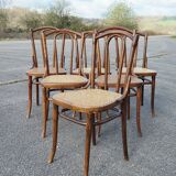 Set of 6 Bistro Chairs No. 56 Thonet